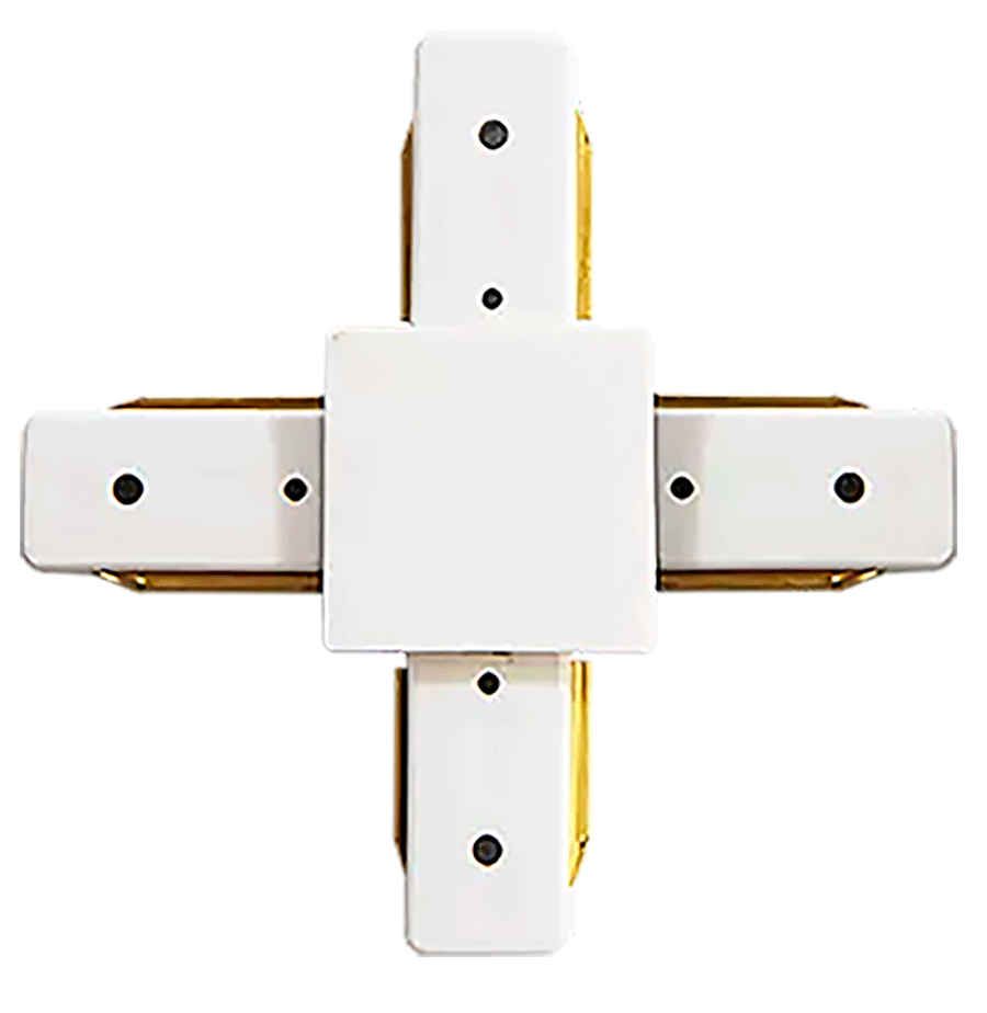 СОЕДИНИТЕЛЬ ДЛЯ ШИНОПРОВОДА CONNECT-X (белый) крестовый MEGALIGHT (2)