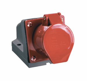 Стационарная розетка  124 3р+ре 32А 380В IP 44 UNIT (10/60)