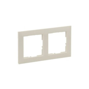 SUNO Рамка декоративная универсальная 2-постовая. Цвет "Слоновая кость" Legrand E-PRO