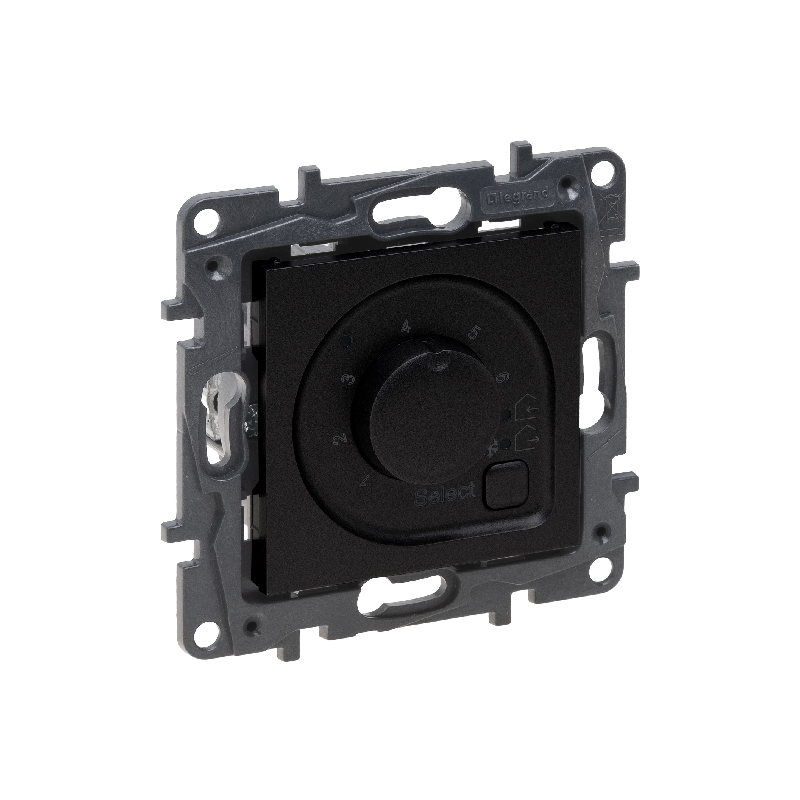 ТЕРМОСТАТ для теп.пола с датч. с/у 16А NLST чёрный 863542 Legrant (1)