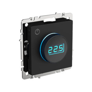 Термостат с инд. "BRITE" черный (1/80)