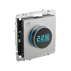 Термостат с инд. "BRITE" сталь (1/80)