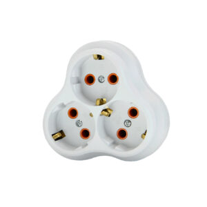 Тройник треугольный с з/к 16А UNIT (10/200)