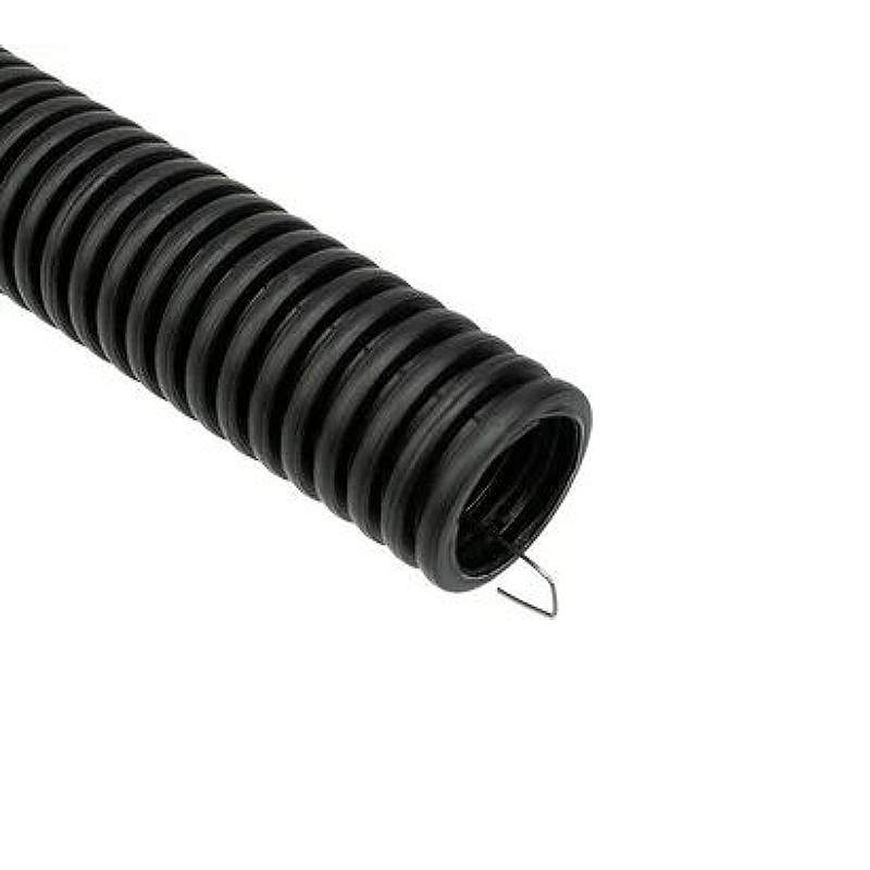 Труба гофр.ПНД d 50 с зондом (20м) черный UNIТ