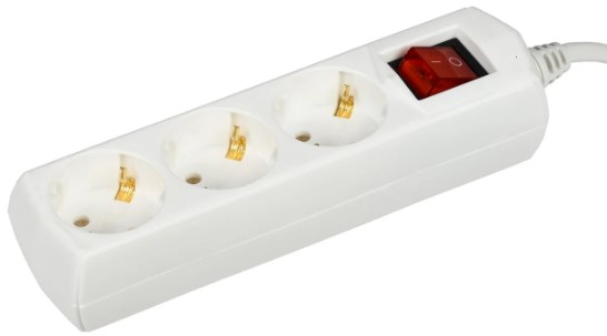 Удлинитель У03В 3 места 2P+PE/1,5м 3х1мм2 10А/250В Generica E-PRO