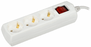 Удлинитель У03В 3 места 2P+PE/7м 3х1мм2 10А/250В Generica E-PRO