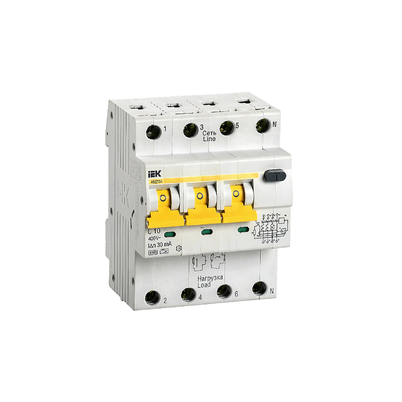 УЗО АВДТ 34 10А С 30мА IEK E-PRO