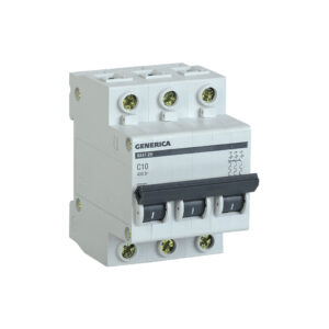 ВА47-29 (3ф)  10А GENERICA (4/48) !!!