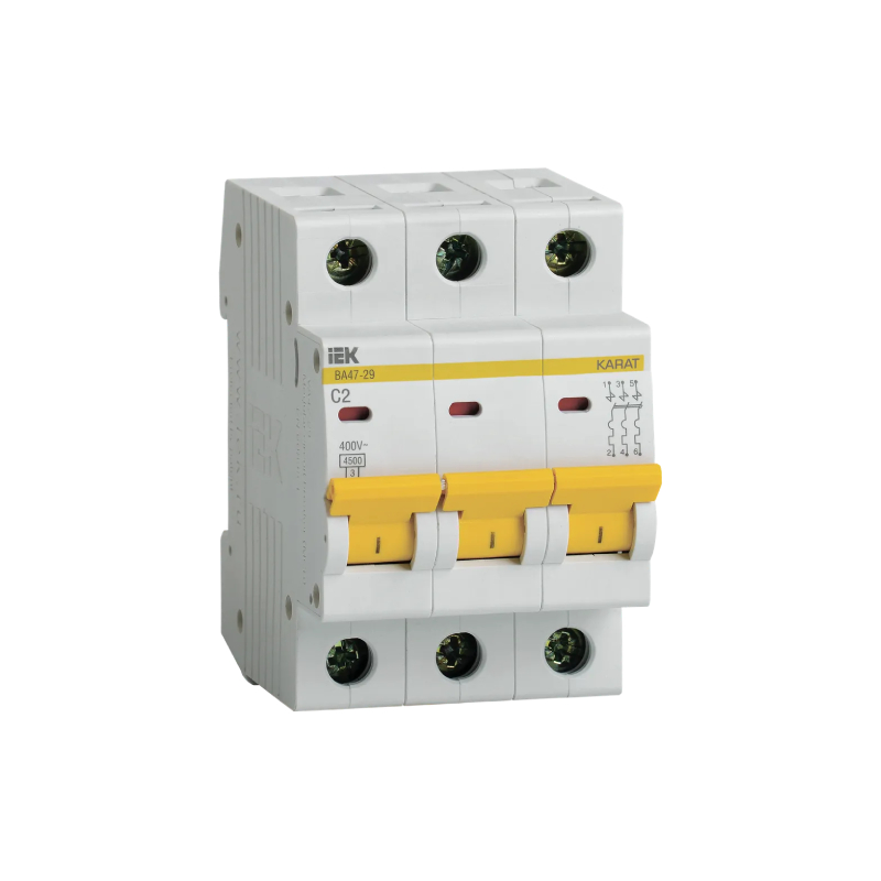 ВА47-29 (3ф) 2А IEK (4/48)