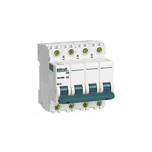 ВА 101 4P 16А 4,5кА С (3) DEKraft