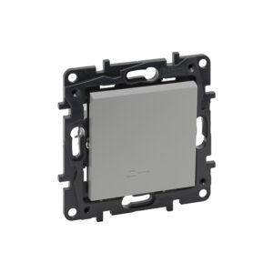 Выкл. 1-кл. с инд. 10А б/рамки, авт.клеммы, NLST алюминий 863311 Legrand (10)