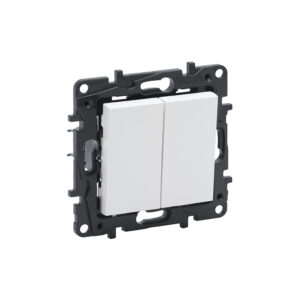 Выкл. 2-кл. 10А б/рамки, авт.клеммы, NLST белый 863105 Legrand (10)