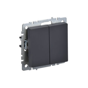 Выкл 2-кл. 10А б/рамки "BRITE" графит (1/100)