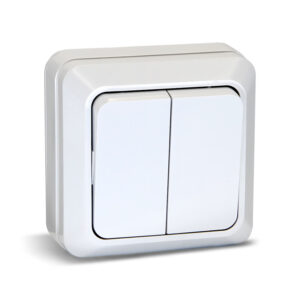 Выключатель 2кл. о/у 10А белый ASTRA (10/200) UNIT