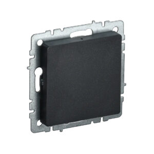 Заглушка c суппортом "BRITE" черный (1/200)