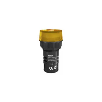 25067 Лампа коммутац. ЛК22-ADDS-YEL-LED-24 DEKraft