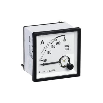 Амперметр Э47  200/5А кл. точн. 1,5 96х96 IEK (1/60)