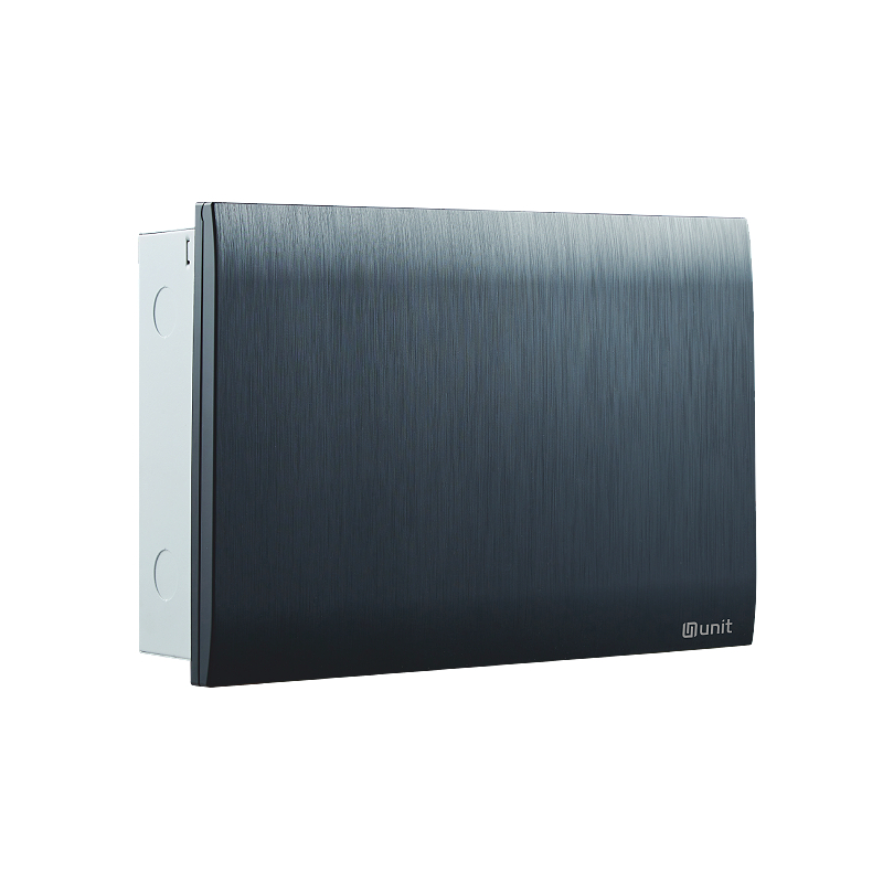 ARTE ЩРВ-П 18 модулей встр. пластик черный IP41 (240×391×76) UNIT (8)