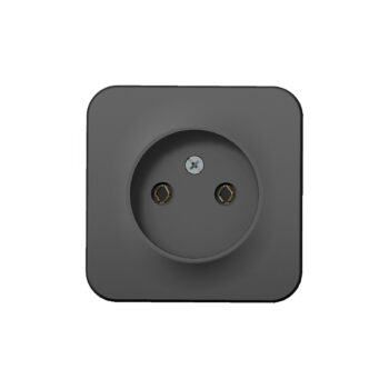 B003 Роз. о/у без з/к без ш/т 16А 250В "BLANCA" антрацит BLNRA000116 (18)