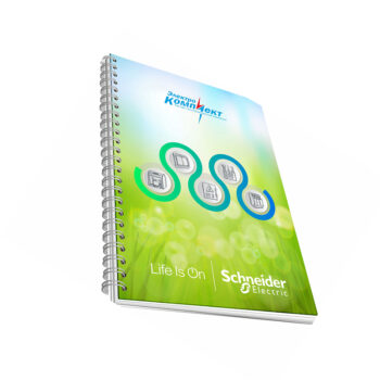 Блокнот на пружинке Schneider Electric & Электрокомплект (2021)