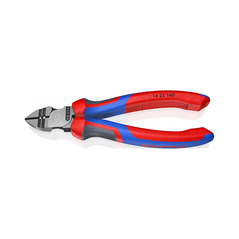 Бокорезы электрика 2х комп рук, стриппер 1,5-2,5 мм² 160 мм KNIPEX 14 22 160