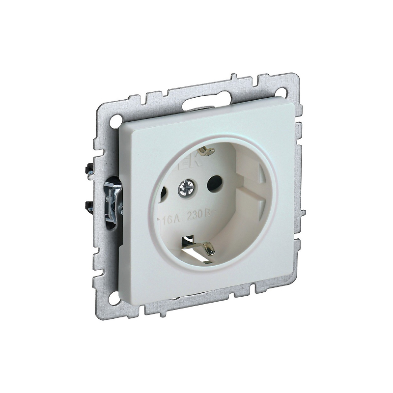 Роз. с з/к без з/ш 16А б/рамки "BRITE" жемчуг (1/100)