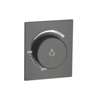 Диммер с/у б/рамки 600Вт QUATTRO VELVET GREY UNIT (10)