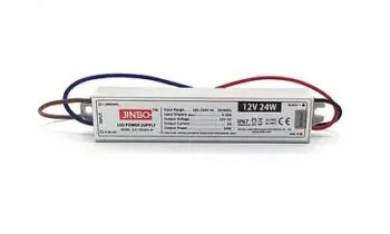 Драйвер Super Slim (пластик) 12V 24W IP67 (1 выход) JLV-12024PA-W