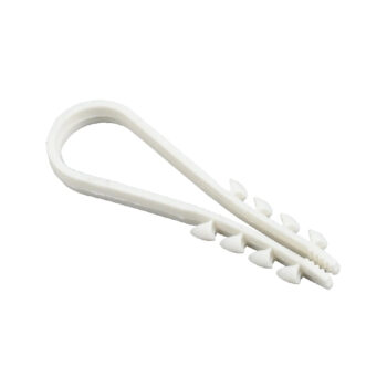 Дюбель-хомут 11-18мм нейлон бел. IEK (100)