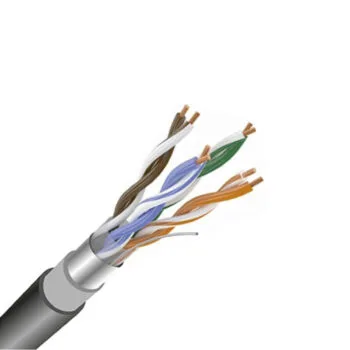 F/UTP (24 AWG), кат.5Е экран, 4 пары, LDPE внеш.черный 305м ITK