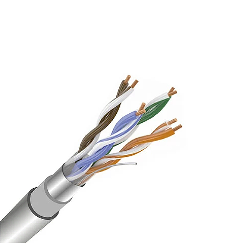 F/UTP (24 AWG), кат.5Е экран, 4 пары, серый 305м ITK
