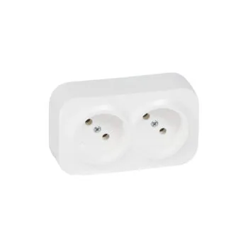 Forix Розетка 2X2К без шт БЕЛ Legrand E-PRO