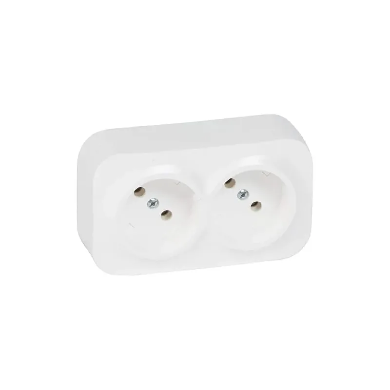 Forix Розетка 2X2К без шт БЕЛ Legrand E-PRO