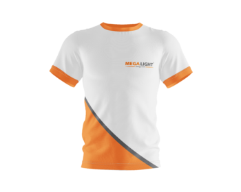 Футболка MEGALIGHTоранжевая (2019)