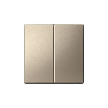 G031 Выкл. 2 кл 10А механизм "ARTGALLERY" шампань GAL0551 (10)