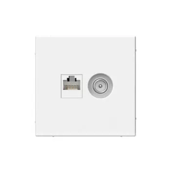 G071 Роз. 2-ная TV комп. RJ45 5Е "ARTGALLERY" лотос GAL1389 (5)