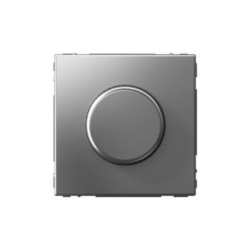 G125 Диммер поворотно-нажимной механизм 400Вт "ARTGALLERY" сталь GAL0923 (1)