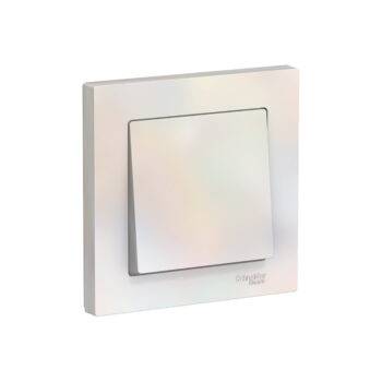 G384 Выкл 1 кл 10А с/у "ATLAS" жемчуг ATN412 (10)