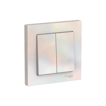 G386 Выкл 2 кл 10А с/у "ATLAS" жемчуг ATN452 (10)