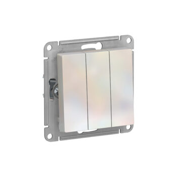 G388 Выкл 3 кл 10А с/у б/рамки "ATLAS" жемчуг ATN431 (10)