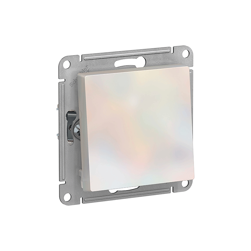 G391 Переключ. 1 кл 10А с/у б/рамки "ATLAS" жемчуг ATN461 (10)