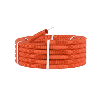 Гофра ПВХ ОРАНЖЕВАЯ ф16 ЕКТ(100м)