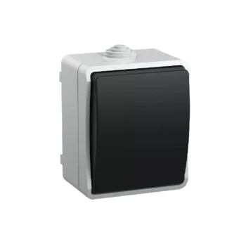 I30 Выкл 1кл о/у серый IP54 ФОРС IEK ВС20-1-0-ФСр (10/100)