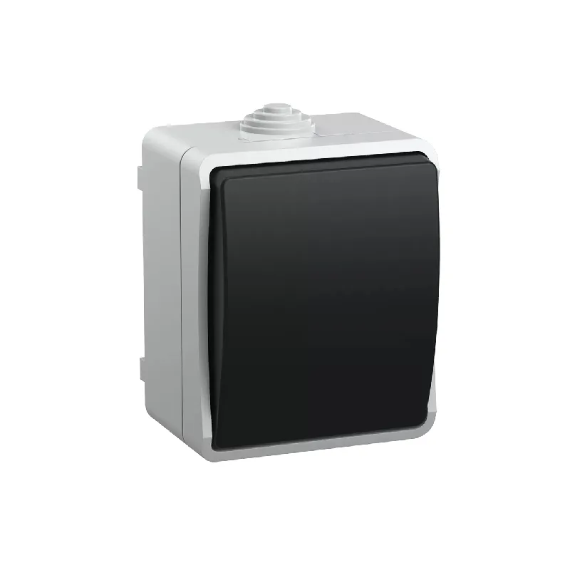 I30 Выкл 1кл о/у серый IP54 ФОРС IEK ВС20-1-0-ФСр (10/100)