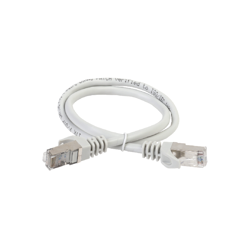ITK Коммутационный шнур (патч-корд), кат.5Е FTP, 1м, серый IEK  E-PRO