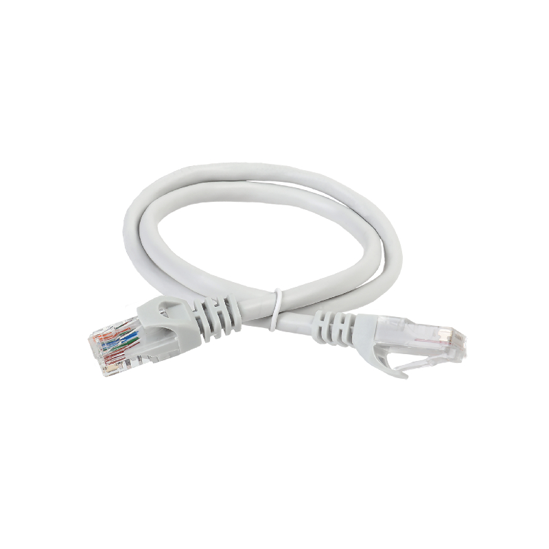 ITK Коммутационный шнур (патч-корд), кат.6 UTP, 2м, серый IEK E-PRO