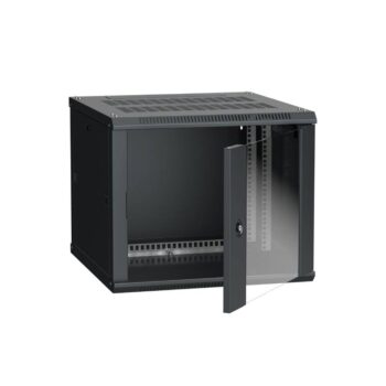 ITK Шкаф LINEA W 9U 600x600 мм дверь стекло, RAL9005 IEK  E-PRO