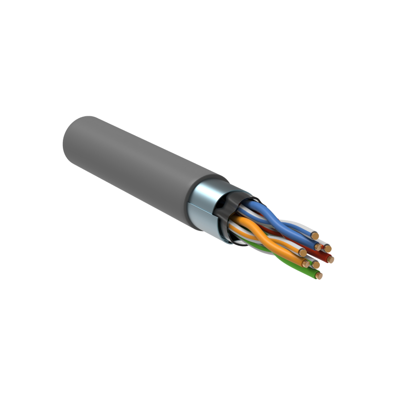 ITK Витая пара F/UTP кат.5E 4x2х24AWG LSZH серый (305м) IEK  E-PRO