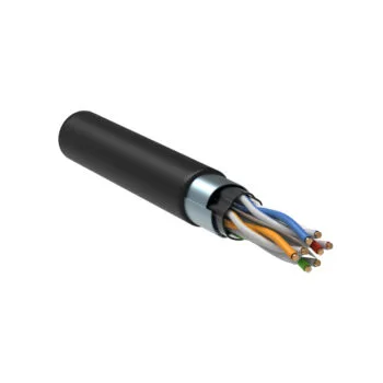 ITK Витая пара F/UTP кат.6 4х2х23AWG LDPE черный (305м) IEK  E-PRO