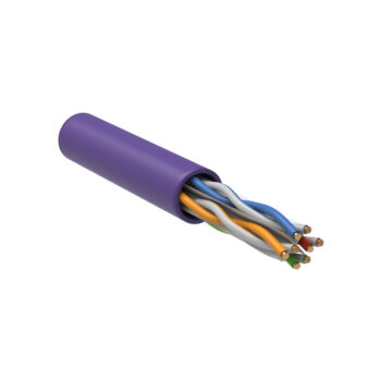 ITK Витая пара U/UTP кат.5E 4х2х24AWG LSZH фиолетовый (305м)  IEK  E-PRO